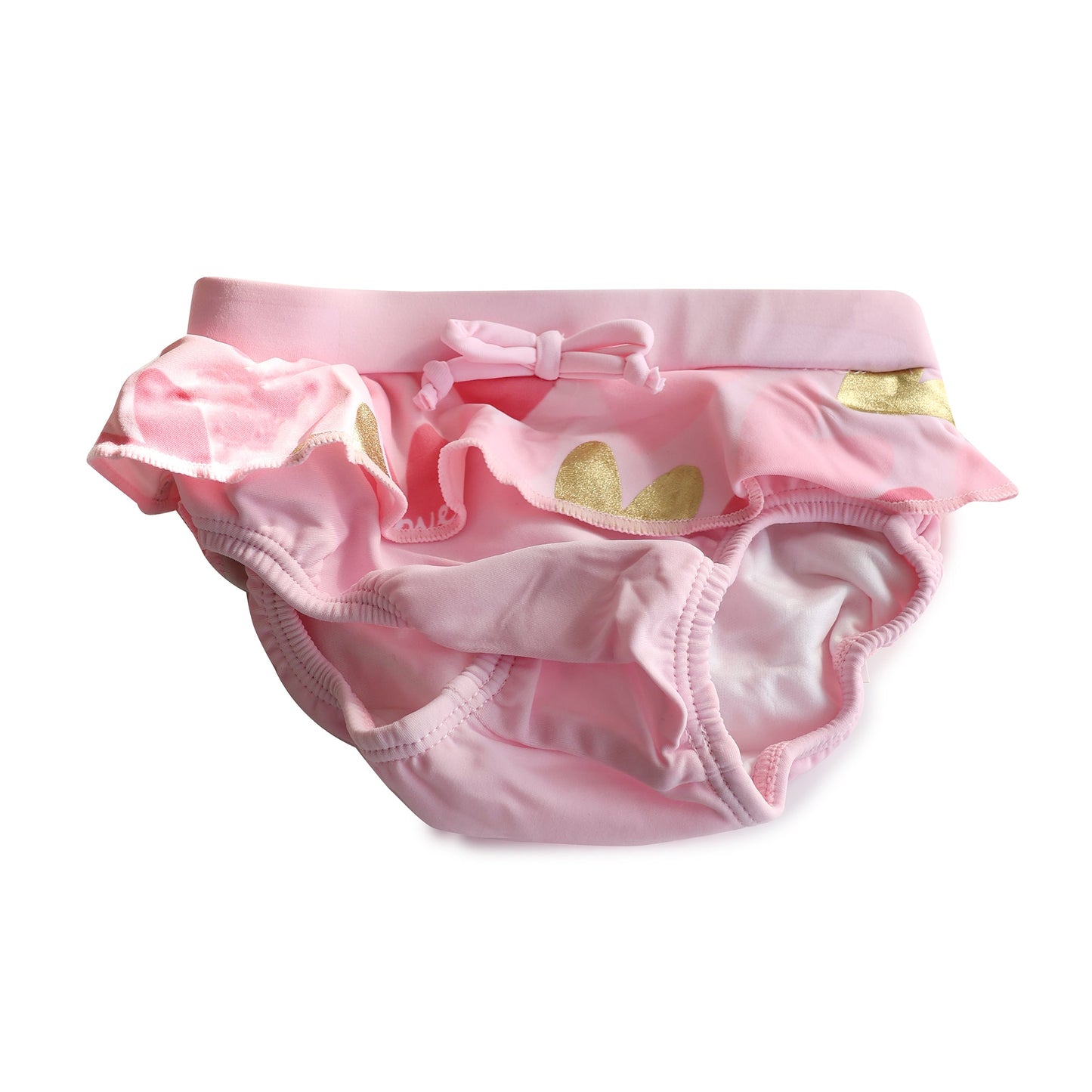 Plum Swim Nappy - Pink Hearts