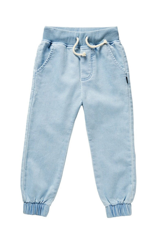 Bonds Kids Denim Terry Trackie - Basic Summer Blue