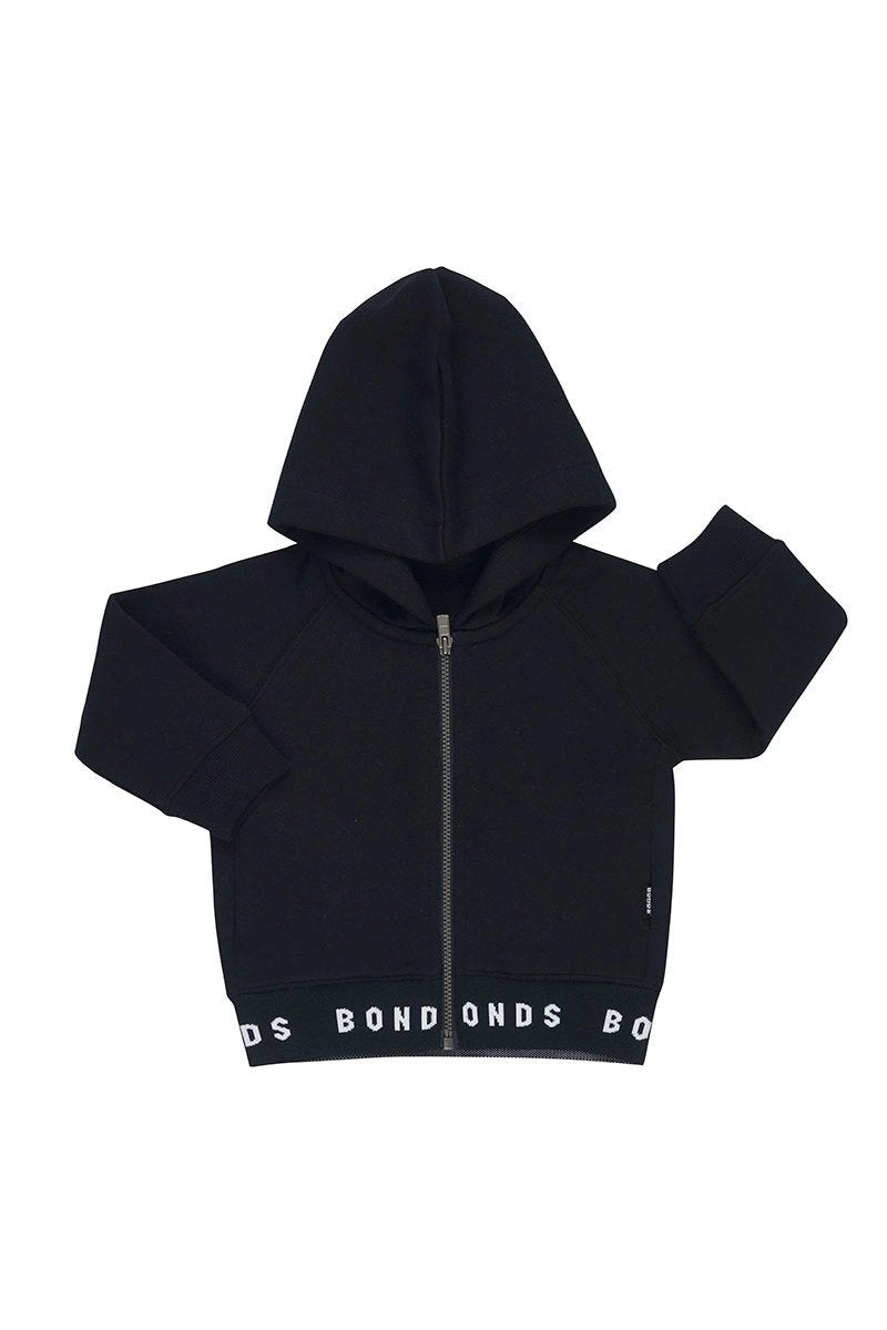 Bonds Logo Fleece Hoodie - Nu Black